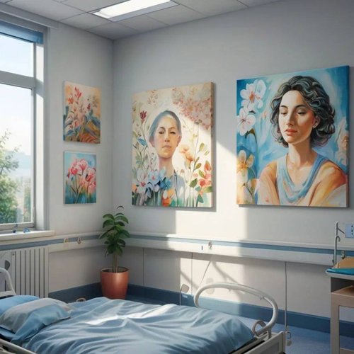 Платит ли государство или министерство здравоохранения или культуры за аренду картин в медицинских учреждениях?